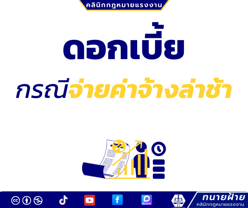 ดอกเบี้ย กรณีจ่ายค่าจ้างล่าช้า