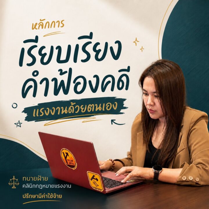 เขียนคำฟ้องคดีแรงงานด้วยตนเอง ต้องเตรียมอะไรบ้าง