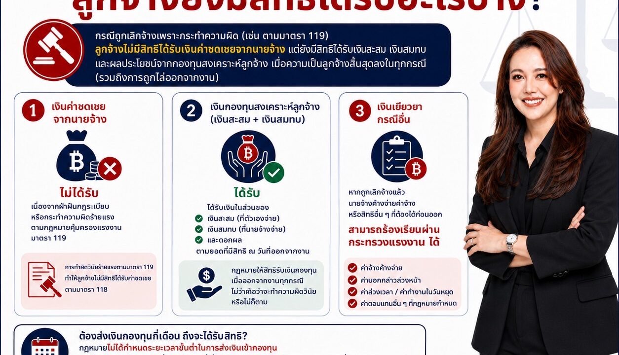 ทำผิดจนถูกไล่ออก ทำไมยังได้เงินที่นายจ้างสมทบเข้ากองทุน