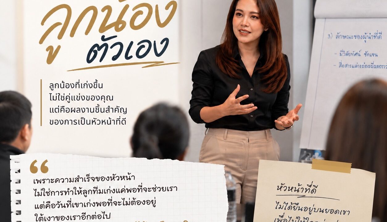อย่าอิจฉาลูกน้องตัวเอง