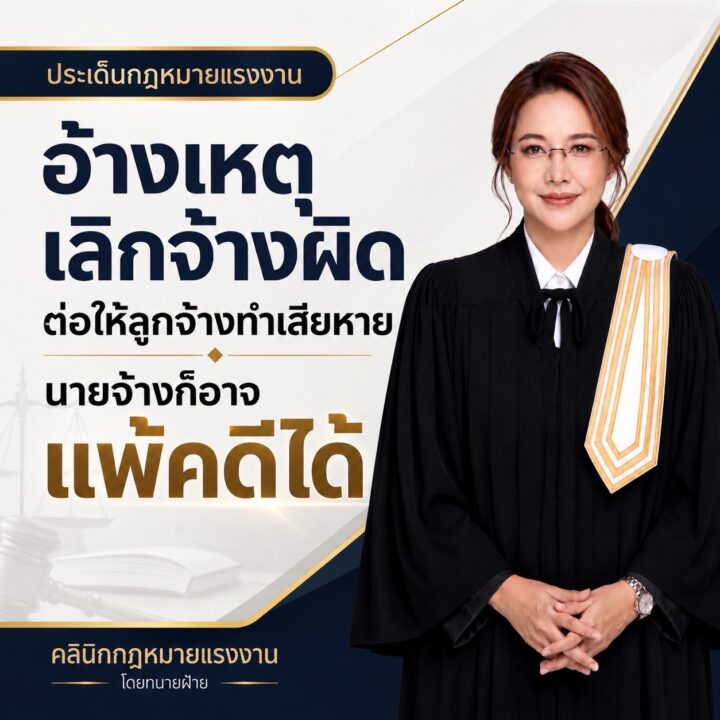 อ้างเหตุเลิกจ้างผิด ต่อให้ลูกจ้างทำเสียหาย นายจ้างก็อาจแพ้คดีได้