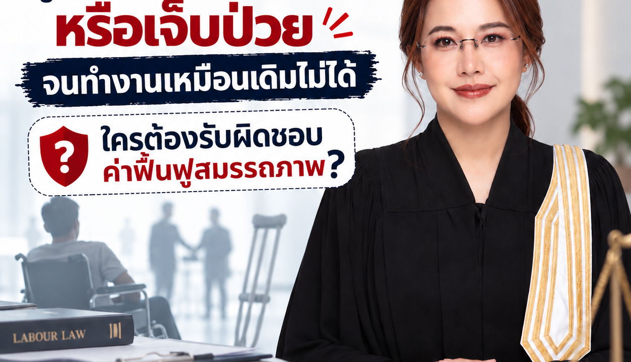 รักษาแล้ว แต่กลับไปทำงานเหมือนเดิมไม่ได้ ใครรับผิดชอบค่าฟื้นฟู