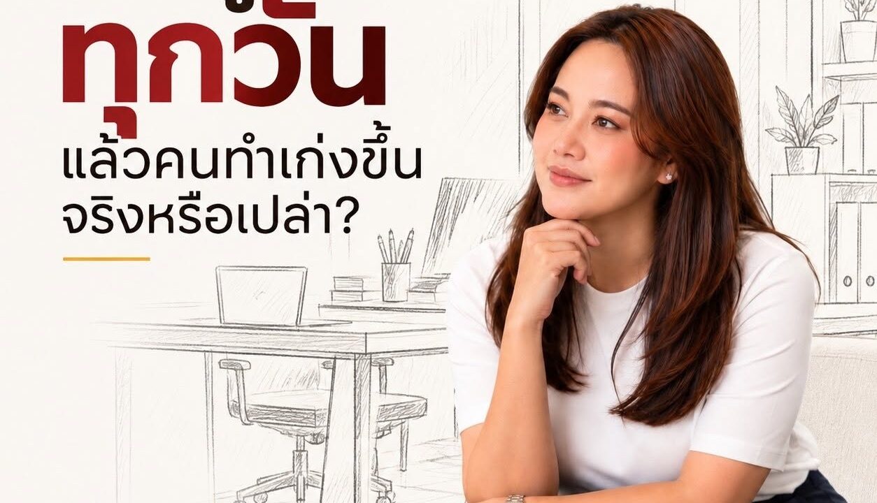 งานดูเก่งขึ้นทุกวัน แล้วคนทำเก่งขึ้นจริงหรือเปล่า?